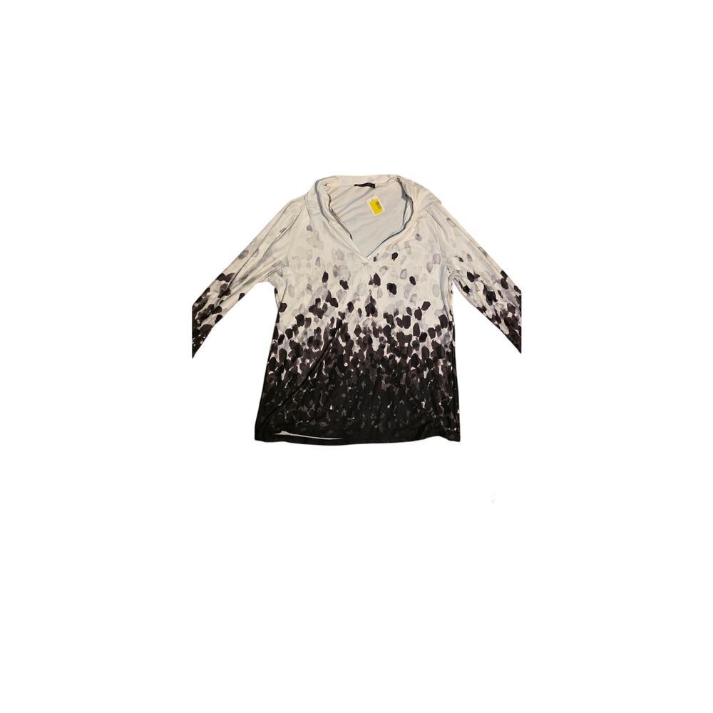 Loveudear Plus Size 1XL Tunic Top – Soft Stretch Polyester Blend – Flowy Fit